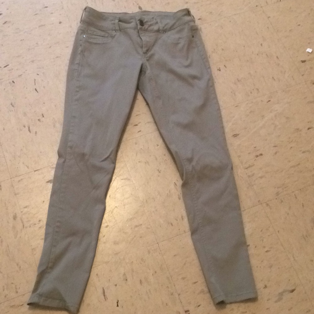 Olive skinny jean